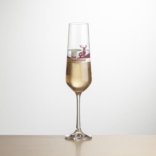 Corporate Gifts - Barware - Wine & Champagne - Champagne Flutes - Cannes Flute  - VividPrint&trade;