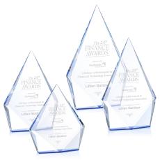 Shelton Award - Blue - Crystal Awards
