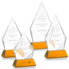 Shelton Award on Newhaven Base - Amber - Crystal Awards