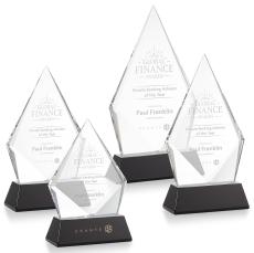 Shelton Award on Newhaven Base - Black - Crystal Awards