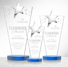 Mantella Chrome Star Award - Sky Blue - Octagon Awards