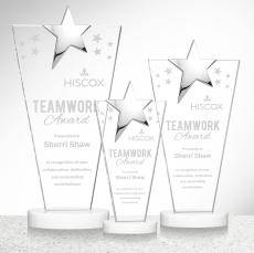 Mantella Chrome Star Award - White - Octagon Awards