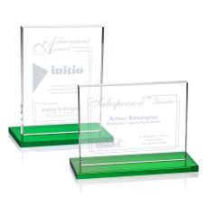 Emperor Award - Green (Horiz) - Rectangle Awards