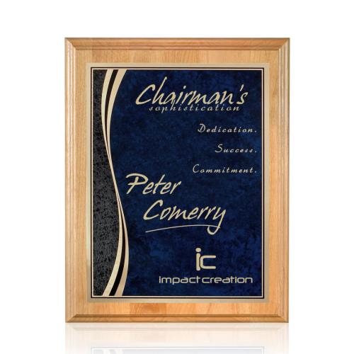 Plaque Awards - Retirement Plaques - Erindale/Finch - Blue