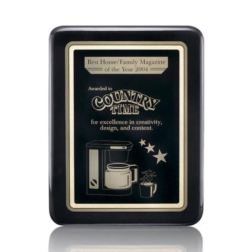 Plaque Awards - Retirement Plaques - Sydenham/Calvert - Black Finish