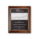 Photocast Plaque - Walnut Rolled Edge   