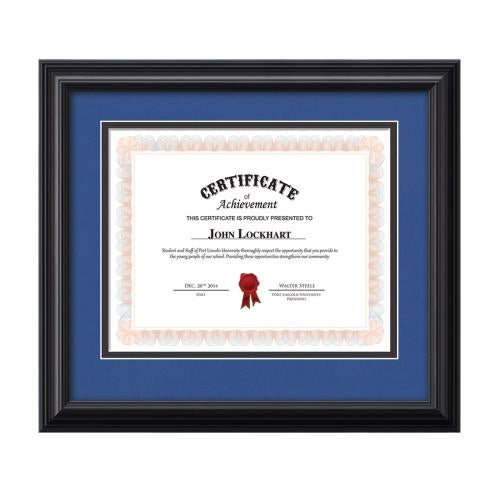 Plaque Awards - Certificate Frames - Cottingham - Black