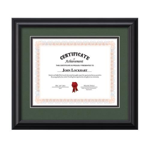 Plaque Awards - Certificate Frames - Cottingham - Black