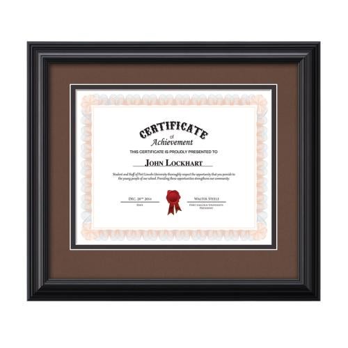 Cottingham - Black Plaque Awards - Certificate Frames - Cottingham - Black