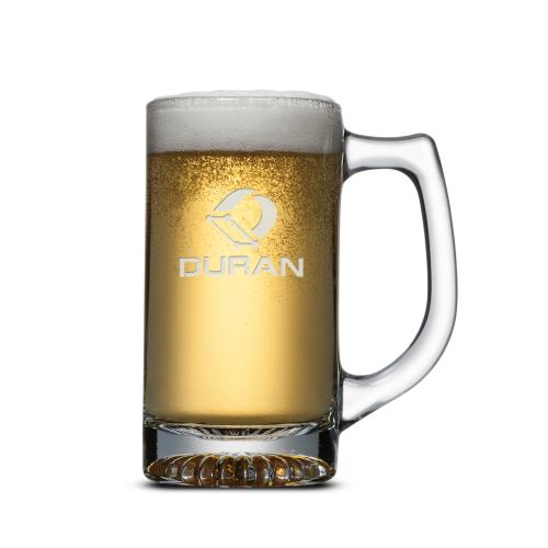 Corporate Gifts - Barware - Beer Steins and Pilsners - Stafford Beer Stein - 13oz/15oz/25oz - Deep Etch 