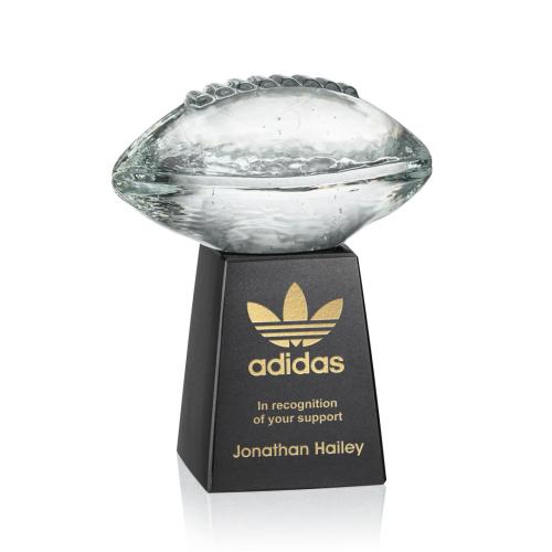Recognition Awards - Crystal Awards - Sports Balls Award on Marble