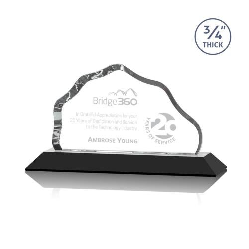 Recognition Awards - Crystal Awards - Petersen Award - Black