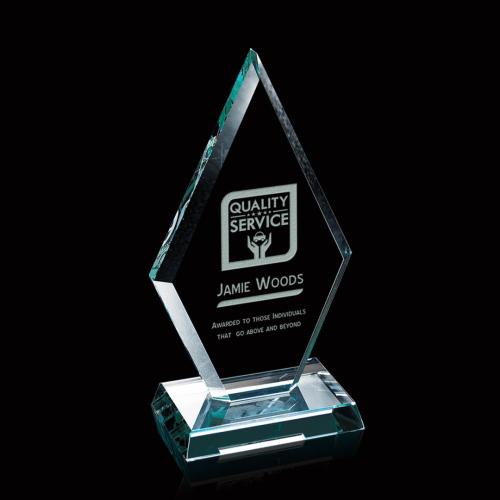 Recognition Awards - Glass Awards - Premier Diamond Award - Jade