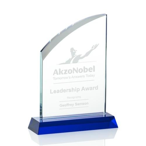 Recognition Awards - Crystal Awards - Allingham Award - Blue