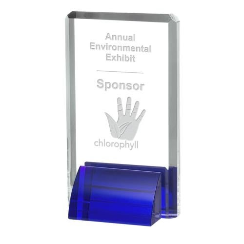 Recognition Awards - Crystal Awards - Veronese Award - Blue