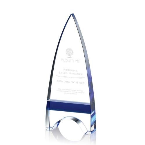Recognition Awards - Crystal Awards - Kent Award - Blue