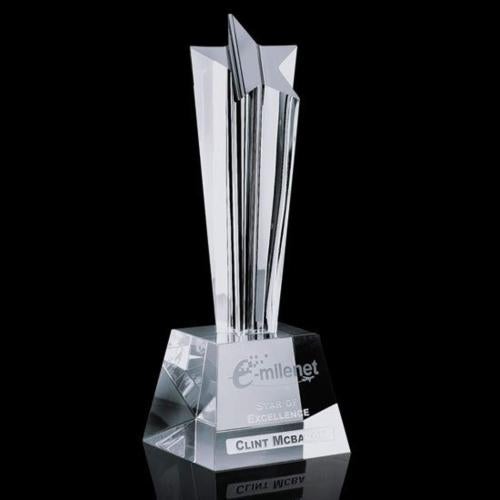 Recognition Awards - Crystal Awards - Silverton Star Award