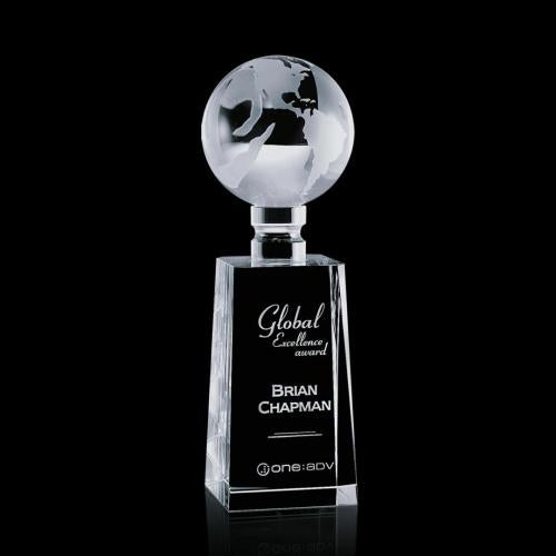 Recognition Awards - Crystal Awards - Juniper Globe Award