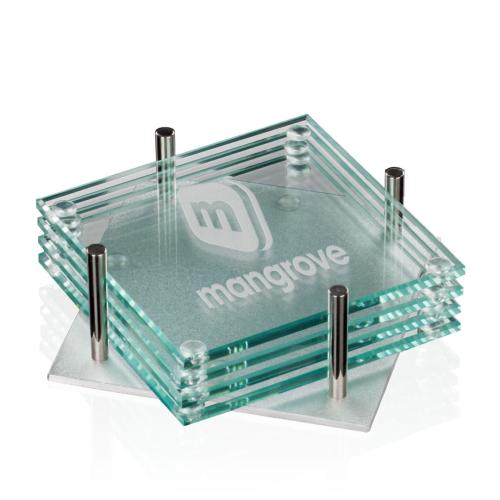 Corporate Gifts - Coasters - Square Coaster - Set of 4