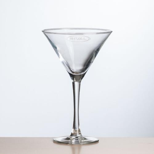 Corporate Gifts - Barware - Martini Glasses - Connoisseur Martini - Deep Etch