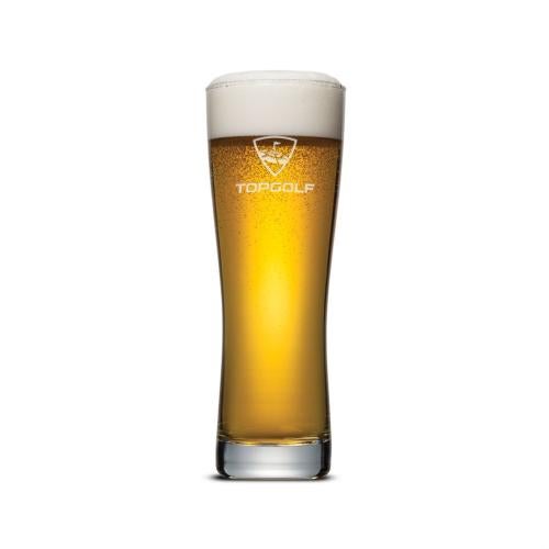 Corporate Gifts - Barware - Beer Steins and Pilsners - Wilburton Pilsner - Deep Etch