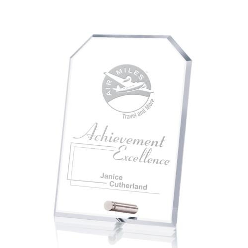 Recognition Awards - Crystal Awards - Cantebury Clipped Rectangle Award