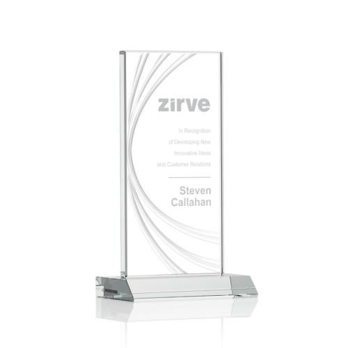 Recognition Awards - Crystal Awards - Hawkins Liquid Crystal™ Award - Clear