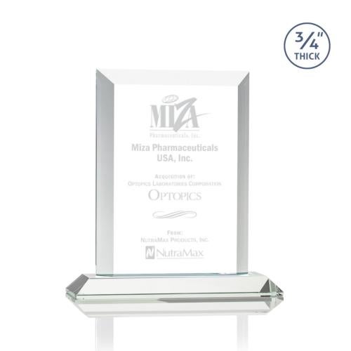 Recognition Awards - Crystal Awards - Harrington Award - Clear