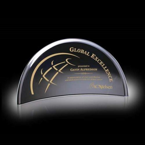 Recognition Awards - Crystal Awards - Bluffwood Award - Black