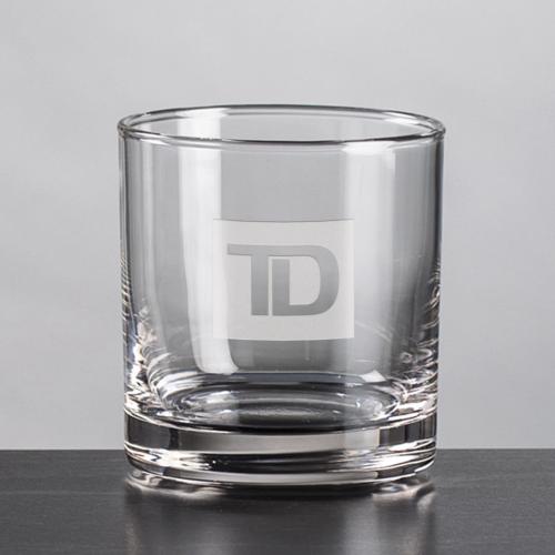 Corporate Gifts - Barware - On the Rocks Tumblers & Glasses - Aristocrat OTR/DOF - Deep Etch