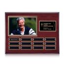 Photo (Horiz) P/Plaque - Rosewood/Gold