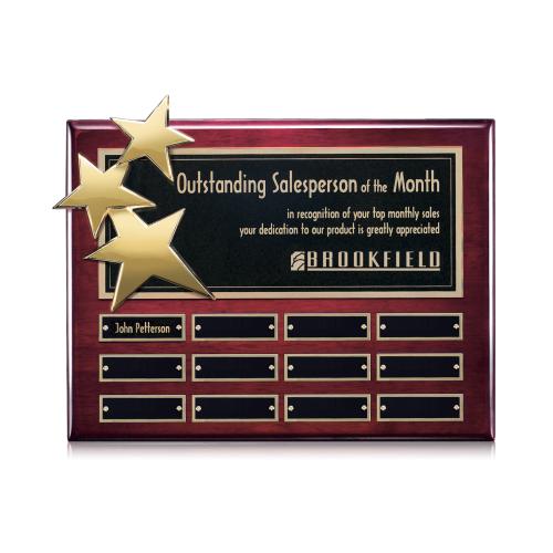 Recognition Awards - Shop by Recipient - Employee of the Month - Constellation Perpetual - Rosewood Gold
