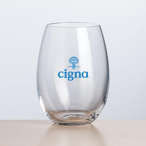 Corporate Gifts - Barware - Wine & Champagne - Wine Glasses - Stemless - Carlita Stemless Wine - Imprinted