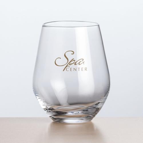 Corporate Gifts - Barware - Wine & Champagne - Wine Glasses - Stemless - Reina Stemless Wine - Imprinted 