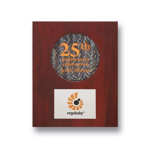 Plaque Awards - Premium Plaques - Silver Opaline Award