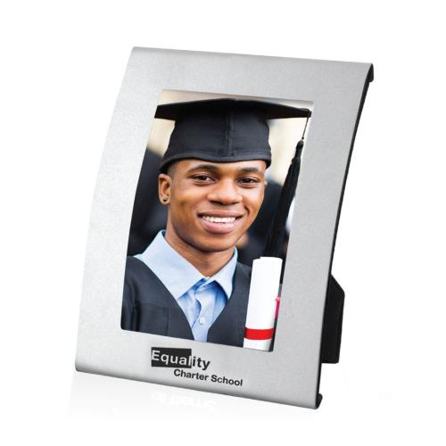 Corporate Gifts - Picture Frames - Arc  - Silver