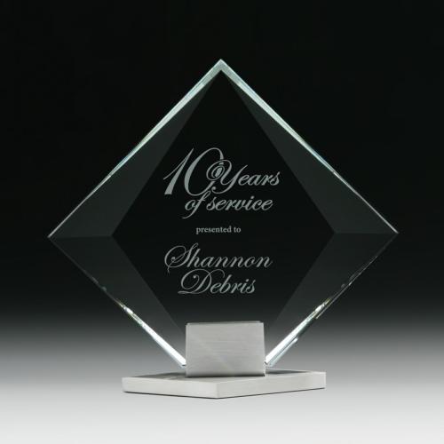 Recognition Awards - Crystal Awards - Diamond Solitaire Award