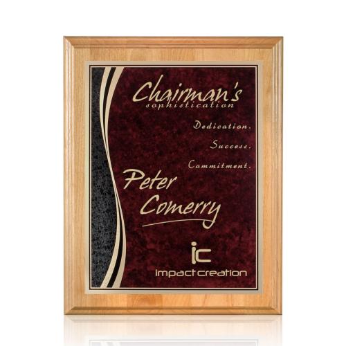 Plaque Awards - Retirement Plaques - Erindale/Finch - Red