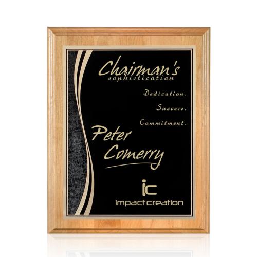 Plaque Awards - Retirement Plaques - Erindale/Finch - Black
