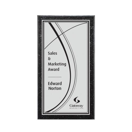 Recognition Awards - Marble and Stone Awards - Baltimore/Everett Plaque - Silver/Tall