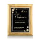 Bamboo/Starburst Plaque - Black