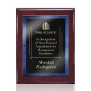 Oakleigh/Caprice Plaque - Rosewood/Blue 