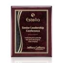 Oakleigh/Finch Plaque - Rosewood/Red
