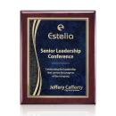 Oakleigh/Finch Plaque - Rosewood/Blue