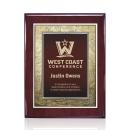 Oakleigh/Tamara Plaque - Rosewood/Burgundy 