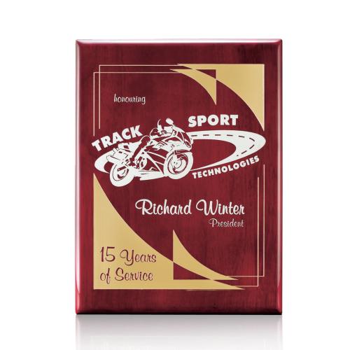 Plaque Awards - Premium Plaques - Oakleigh Plaque - Rosewood