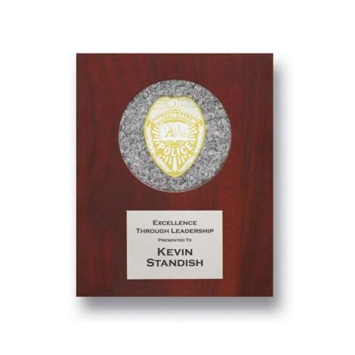 Plaque Awards - Retirement Plaques - Mica Plaque - Round