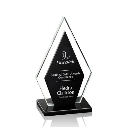 Recognition Awards - Crystal Awards - Zarita Award - Black