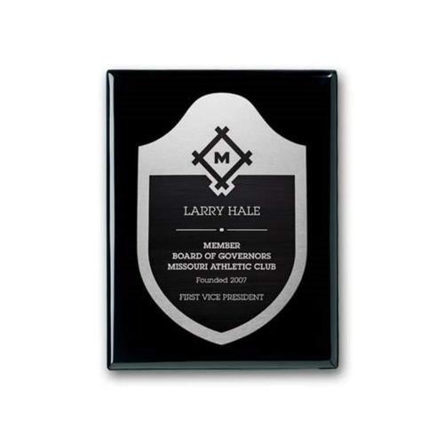 Plaque Awards - Retirement Plaques - Etch/Antiqued Plaq - Ebony