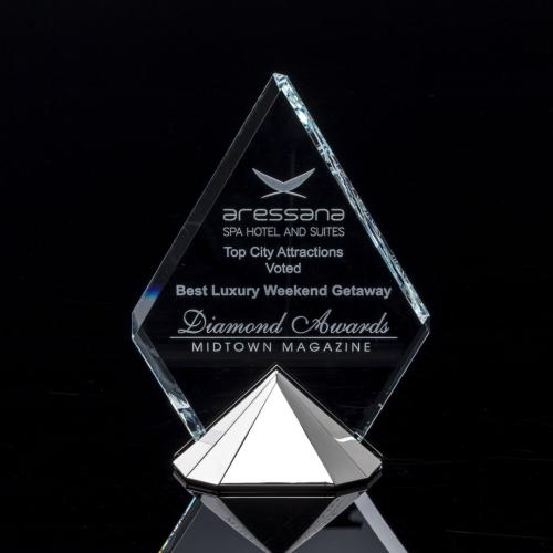 Recognition Awards - Glass Awards - Celestial Award - Starfire/Silver     